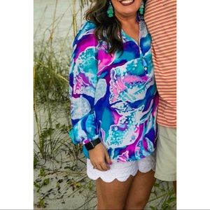 Lilly Pulitzer Silk Elsa Top